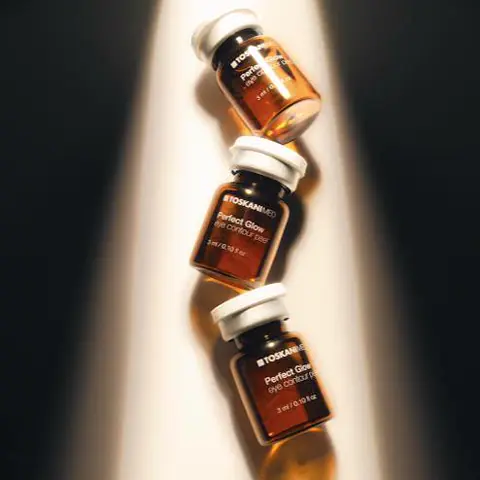 Toskani Perfect Glow eye contour peel vials